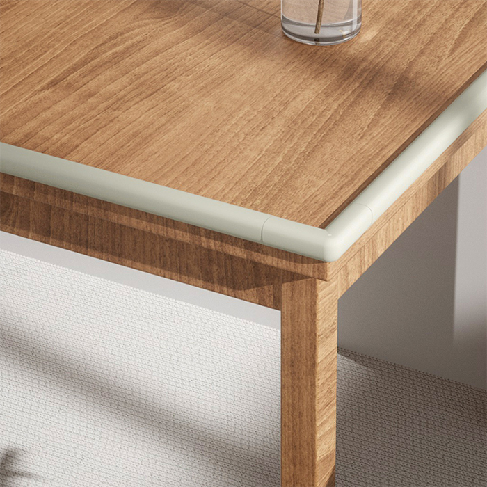 Nurtur 2M Safety Edge & 4 Corner Guards Set - NBR Foam (White)