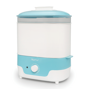 Nurtur Steri Modular Sterilizer dryer, Auto Steam and Dry baby bottles and accessories, 8 bottle capacity, mnodular design, auto shut off, UK Plug, led Timer Function