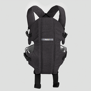 Nurtur Dove Deluxe Infant Baby Carrier – Premium Fabric, Dual-Facing Comfort, Adjustable Cushioned Straps, & Built-In Baby Bib - Black