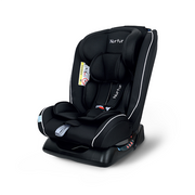 Nurtur Otto Baby/Kids 4-in-1 Car Seat - 4 Position Recline 5-Point Safety Harness – 10 Level Adjustable Headrest, 0 months to 12 years (Group 0+/1/2/3), Upto 36kg - Black Multi