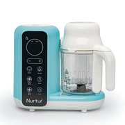 Nurtur Krave 6 in 1 Steamer Blender, Auto Steam and Blend with Water based steaming, Manual Blending, Digital Touchscreen . Easy to use, Baby puree maker, Food Maker Easy to Clean, Self Sterilize, Bottle warmer