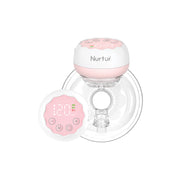 Nurtur Cozi "Flex" Wearable Pump Hands Free Breast Pump, Express More Milk in Less Time Ultra-Lightweight Wireless Low Noise Single Electric Pump with LCD Display, 150ml - White