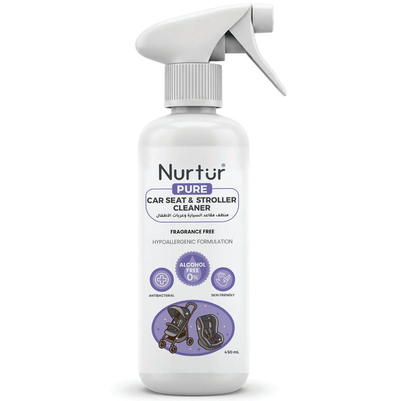 Car Seat & Stroller Cleaner 450ml | Alcohol Free & Paraben-Free | Baby Safe