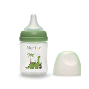 Nurtur Cozi - 160Ml Anticolic Feeding Bottle - PP - Green Multi