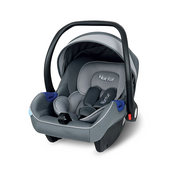 Nurtur Nemo Baby Carrier - Adjustable Canopy and Handle - Extra Protection – 3 -Point Safety Harness - Suitable from 0 months to 12 months, Upto 13kg, Grey Multi