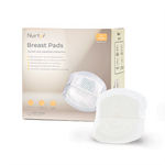 Nurtur Disposable Breast Pads for Nursing Mothers – Pack of 24 – Ultra-Thin, Leak-Proof, Individually Wrapped, Soft & Breathable with Honeycomb Quick-Absorb Design