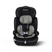 Nurtur All-in-one Ragnar Convertible Car Seat, ultra-slim design with Rear-Facing, Forward-Facing, and Belt-Positioning Booster (Group 1/2/3), Upto 36kg - Grey Multi