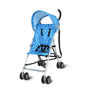 Nurtur Rex Lightweight Stroller – Compact Fold, Sun Canopy, Shoulder Strap, Airflow Design, Portable Buggy for Toddlers 6-36 Months, Easy Fold, - Blue