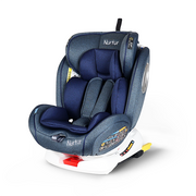 Nurtur Ultra Baby/Kids 4-in-1 Car Seat - 360° Rotation - ISOFIX – 9-Level Adjustable Headrest and Canopy - 0 months to 12 years (Group 0+/1/2/3), Upto 36kg - Navy