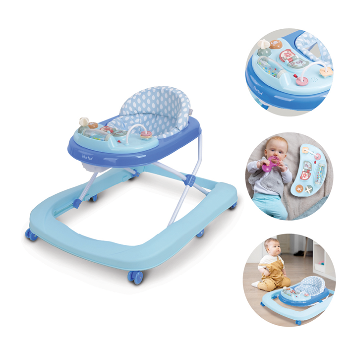 Nurtur 3 In 1 Baby Multi Walker-rocking Function- Music - 3 Height Adjustment, easy fold - Multi