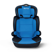 Nurtur Jupiter Baby/Kids 3-in-1 Car Seat + Booster Seat - Adjustable Backrest - Extra Protection - 5-Point Safety Harness - 9 months to 12 years (Group 1/2/3), Upto 36kg - Blue Multi