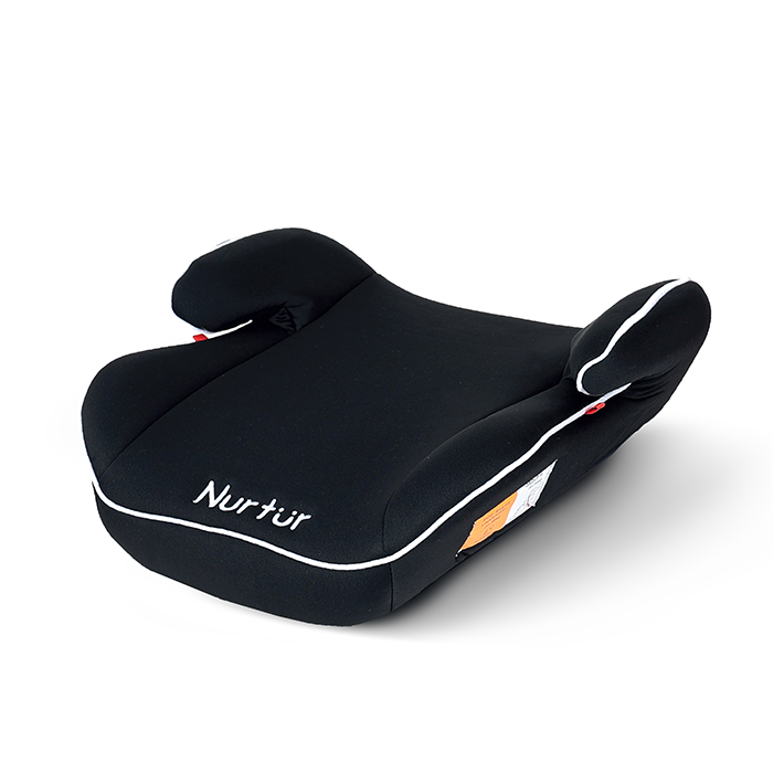 Nurtur Nova Kids Booster Seat - Arm Rest - Easy to Install - Universally Fit – Wide Cushioned Base - Suitable from 4 years to 12 years (Group 2/3) - Black