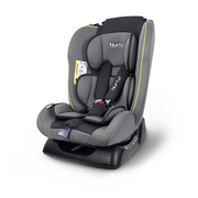 Nurtur Bruno Baby/Kids 3-in-1 Car Seat, Slim & Comfy Design - 4 Positions Recline 5-Point Safety Harness - 143° Angle 0 months to 7 years (Group 0+/1/2), Upto 25kg - Grey Multi