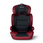 Nurtur Jupiter Baby/Kids 3-in-1 Car Seat + Booster Seat - Adjustable Backrest - Extra Protection - 5-Point Safety Harness - 9 months to 12 years (Group 1/2/3), Upto 36kg - Red Multi