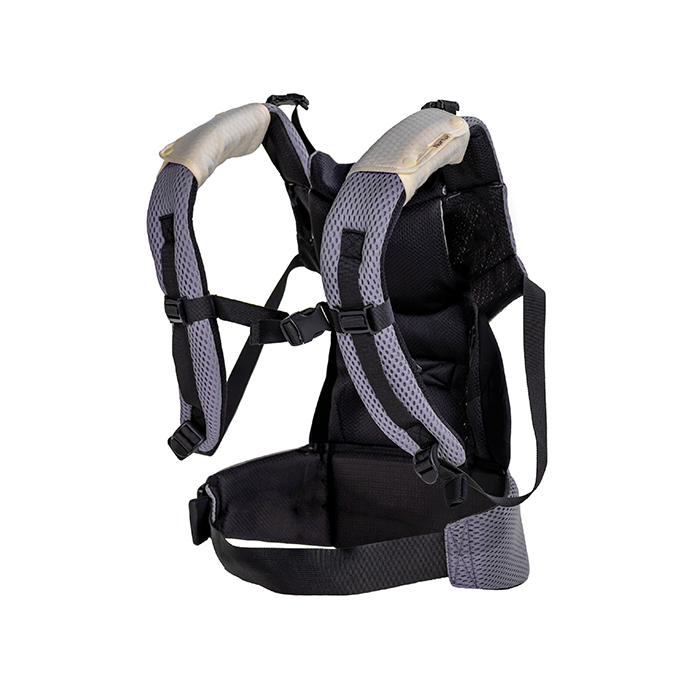 Nurtur Willow Deluxe Mesh Infant Baby Carrier – Premium Fabric, Dual-Facing Comfort, Adjustable Cushioned Straps - Anthracite