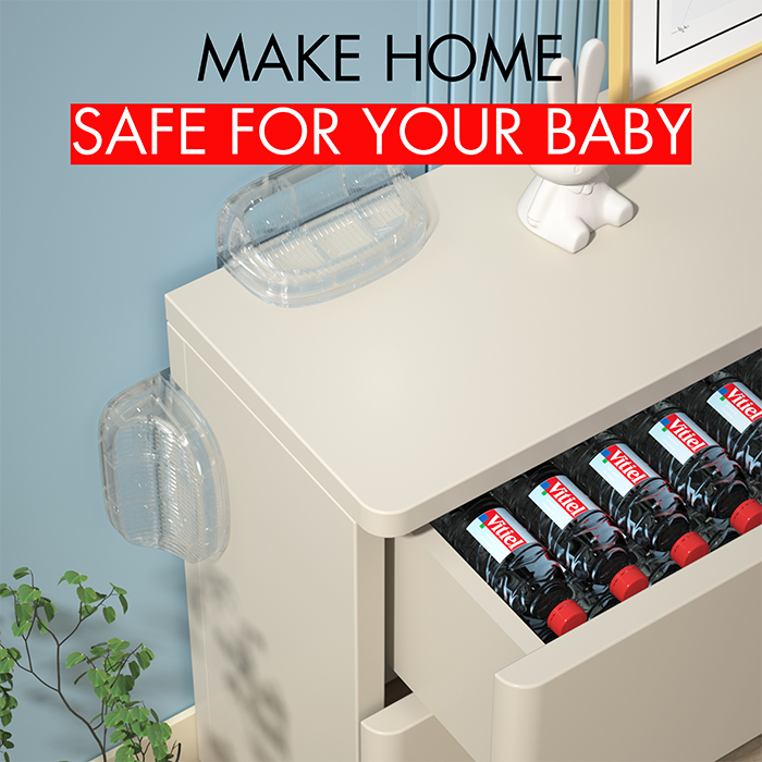 Nurtur Transparent Furniture Anti-Tip Wall Straps - PC (2 Pack)