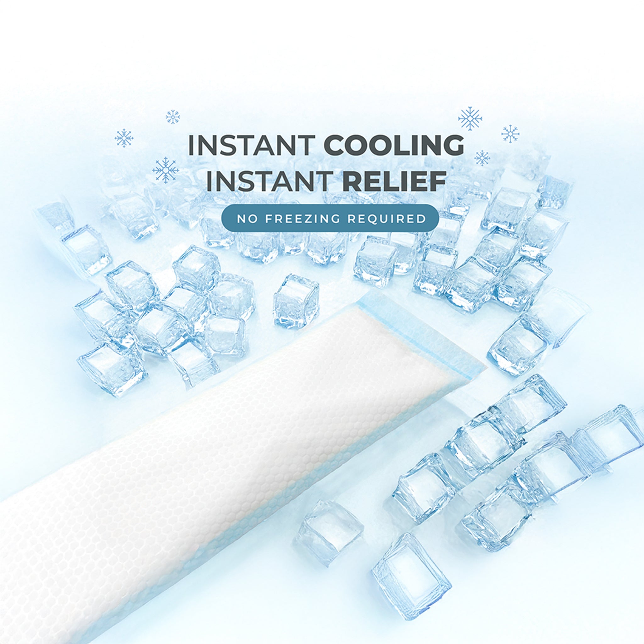 2-in-1 Postpartum Maxi Cooling Pads for Women, Disposable High Absorbent Cooling Perineal (10 Pads) Reduce Swelling