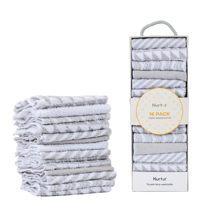 Nurtur-16 Pack Wash Cloths - Gift sets - Shower Bundle