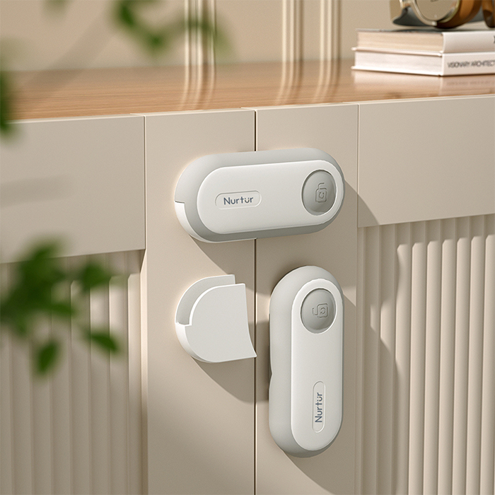 Nurtur Adjustable Child Safety Cabinet Lock - ABS+TPR (1 Pack)