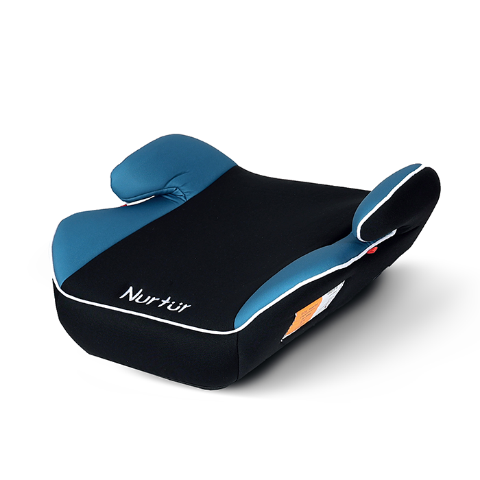 Nurtur Nova Kids Booster Seat - Arm Rest - Easy to Install - Universally Fit – Wide Cushioned Base - Suitable from 4 years to 12 years (Group 2/3) - Blue