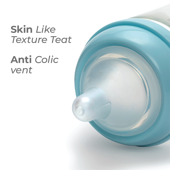 Nurtur Cozi - Narrow Neck Silicone 3 Flow Rate Teats-L-Nude