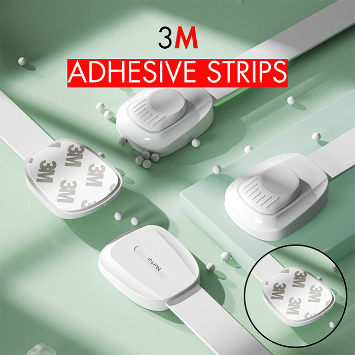 Nurtur Long Multipurpose Child Safety Locks - PC (2 Pack)