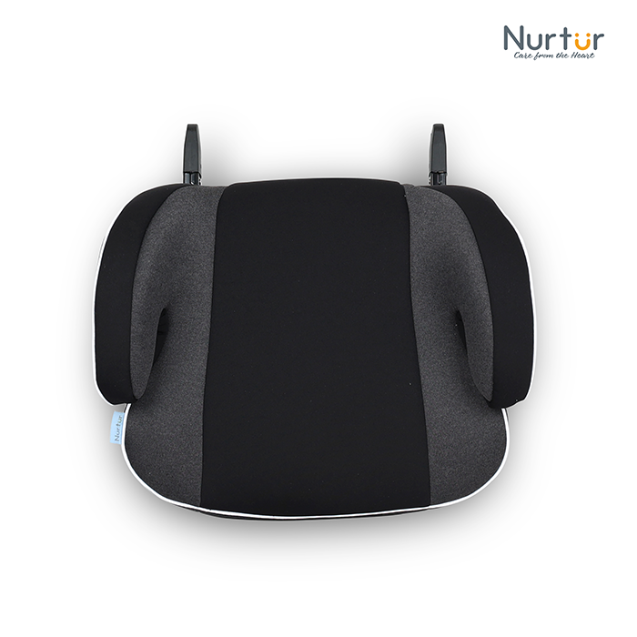 Nurtur Enzo Kids Booster Car Seat - Arm Rest Seat, Blow up Narrow Backless Booster Car Seat for Travel, Suitable from 4 years to 12 years (Group 2/3) - Blue