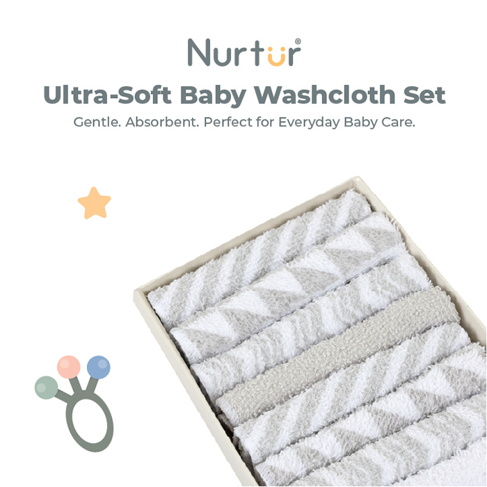 Nurtur-16 Pack Wash Cloths - Gift sets - Shower Bundle