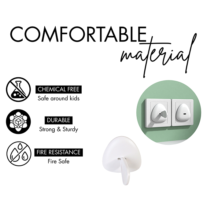 Nurtur UK Type Child Safety Socket Covers - ABS (Pack of 6)