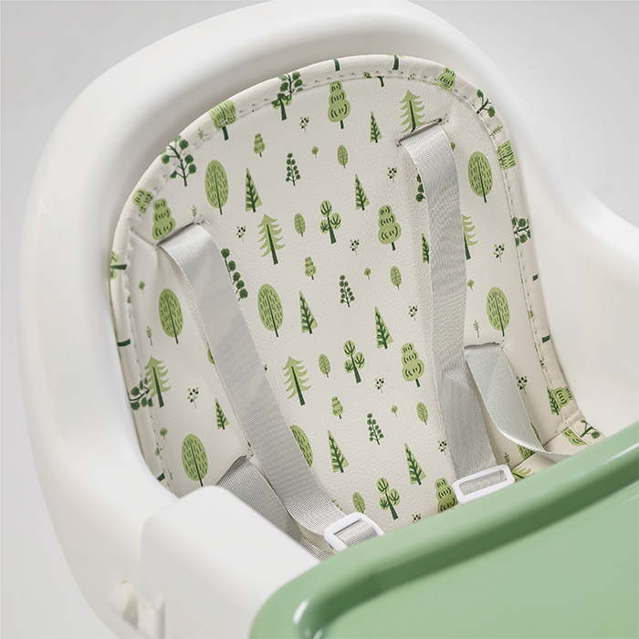 Nurtur 2-In-1 Baby Highchairs with Adjustable Legs Convertible Compact, Light Weight Feeding High Chair with Storage Basket, Lockable Wheels Padded Cushioning, Detachable Tray, Footrest