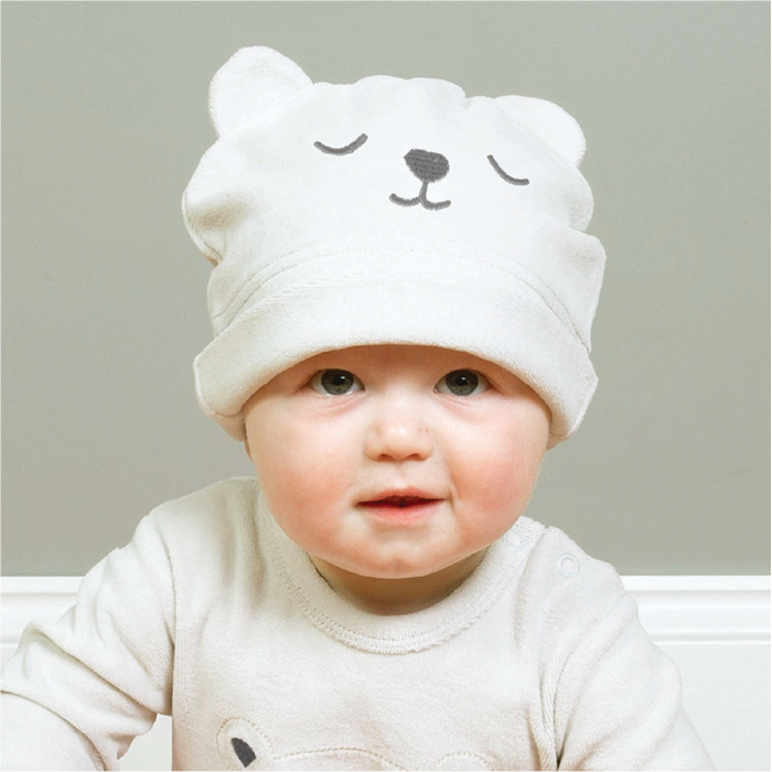 Nurtur Gift Pack Hat + Socks (Mesh Gift bag) - Beige/Boy