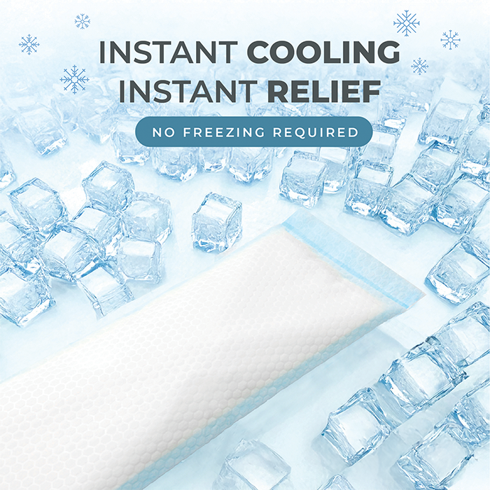 2-in-1 Postpartum Maxi Cooling Pads for Women, Disposable High Absorbent Cooling Perineal (10 Pads) Reduce Swelling