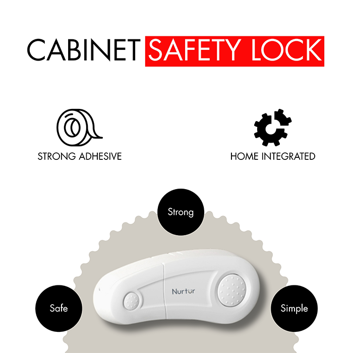 Nurtur Child Safety Drawer Locks - ABS (2 Pack)