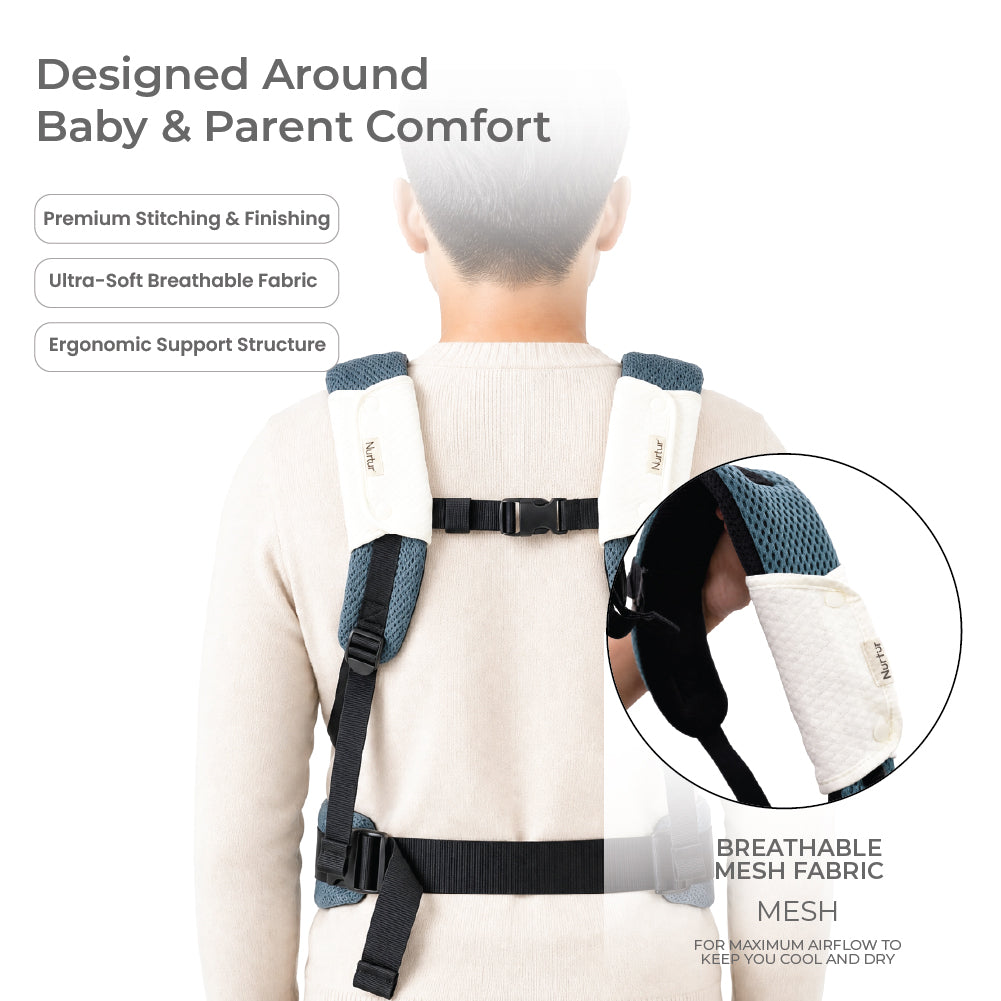 Willow Pro Baby Carrier Green 3-in-1 Ergonomic And Breathable Design 0–36 Months