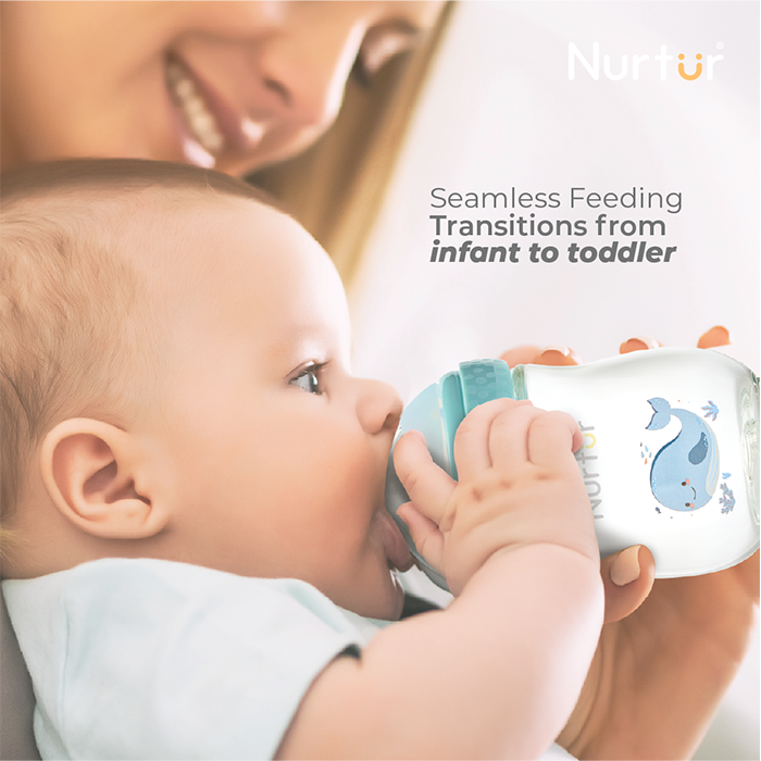 Nurtur Cozi - Wide Neck Silicone 3 Flow Rate Teats - X Cut-Nude