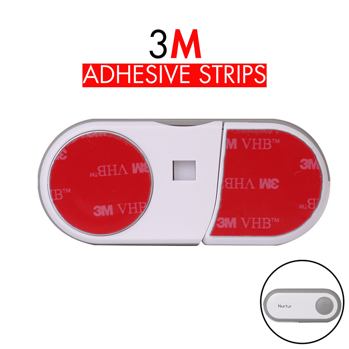 Nurtur Adjustable Child Safety Cabinet Lock - ABS+TPR (1 Pack)