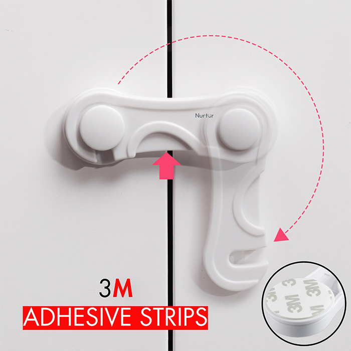 Nurtur Child Safety Cabinet Lock - ABS (Single Pack)