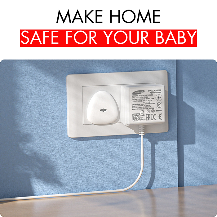 Nurtur UK Type Child Safety Socket Covers - ABS (Pack of 6)