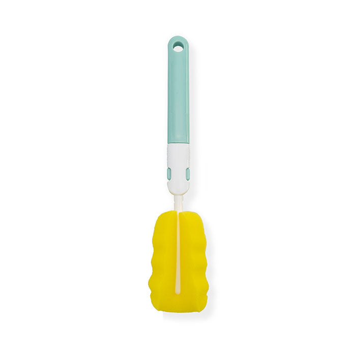 Nurtur 4 in 1 Baby Bottle Brush, Sponge Absorbant brush for effective cleaning with Teat Brush and Sterile Tongs Oncluded