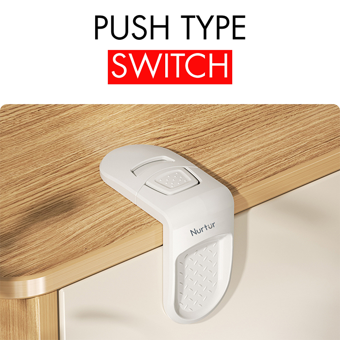 Nurtur Hidden Child Safety Drawer Lock - ABS (1 Pack)