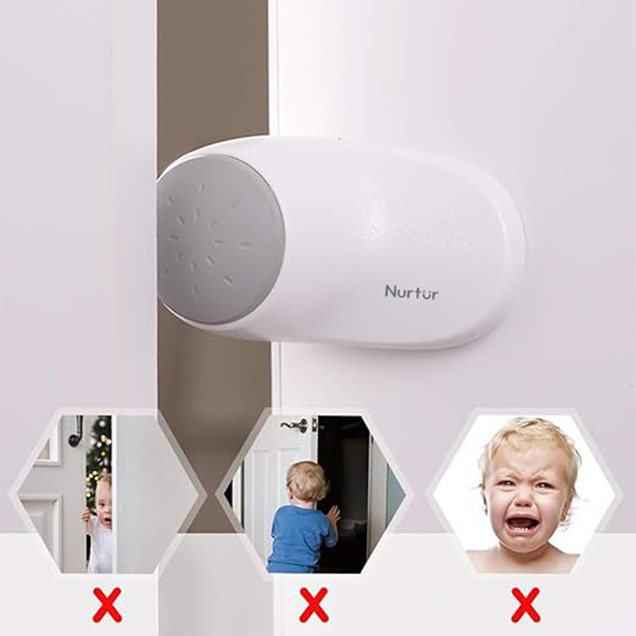 Nurtur Child Safety Door Stopper - Finger Pinch Protector (TPR+ABS)