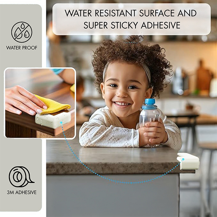 Nurtur NBR Foam Safety Table Corner Guards - Pack of 4