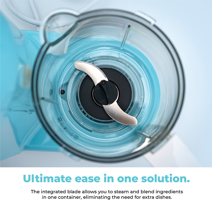 Nurtur Krave 6 in 1 Steamer Blender, Auto Steam and Blend with Water based steaming, Manual Blending, Digital Touchscreen . Easy to use, Baby puree maker, Food Maker Easy to Clean, Self Sterilize, Bottle warmer