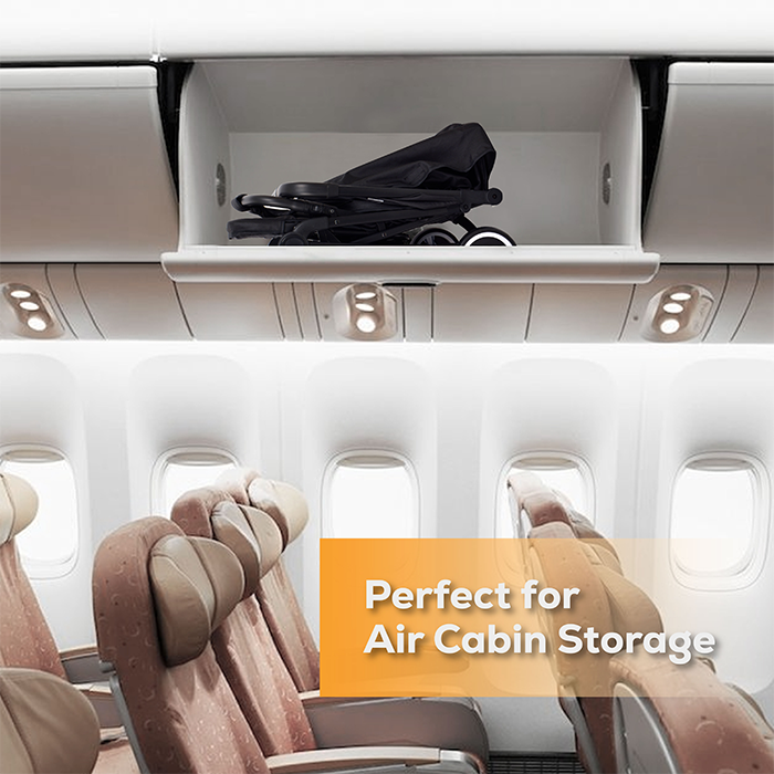 Nurtur Bravo Baby/Kids Travel Stroller 0 36 months, Storage Basket, Detachable Bumper, 5 Point Safety Harness, Compact Foldable Design, Black