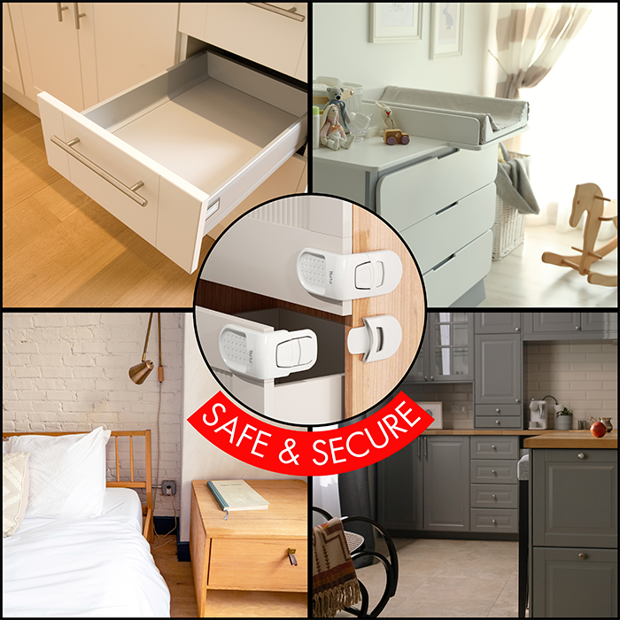 Nurtur Hidden Child Safety Drawer Lock - ABS (1 Pack)