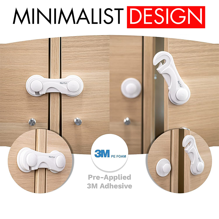 Nurtur Child Safety Cabinet Lock - ABS (Single Pack)
