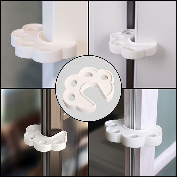 Nurtur Soft Foam Door Guard - Finger Pinch Protector (White)