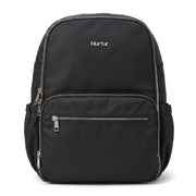 Maverick Travel Diaper Backpack Lightweight Baby Bag with Insulated Bottle Storage Black