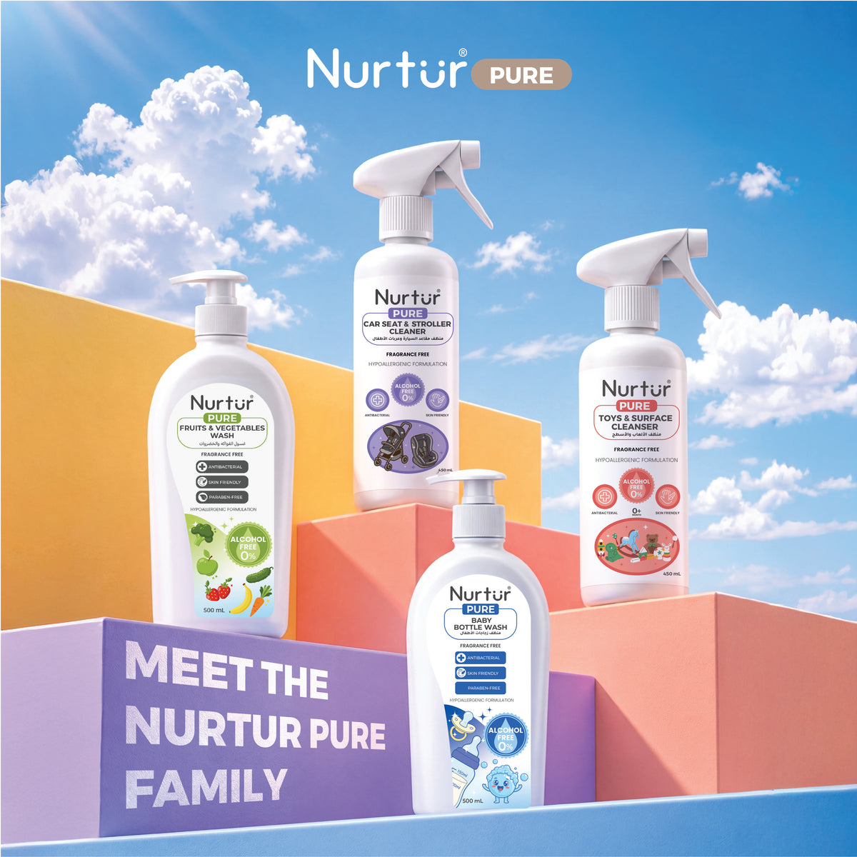 Baby Toy & Surface Cleaner 450ml | Alcohol-Free