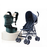 Leo Umbrella Stroller with Baby Carrier Combo – Lightweight Foldable Stroller Carrier 6–36 Months